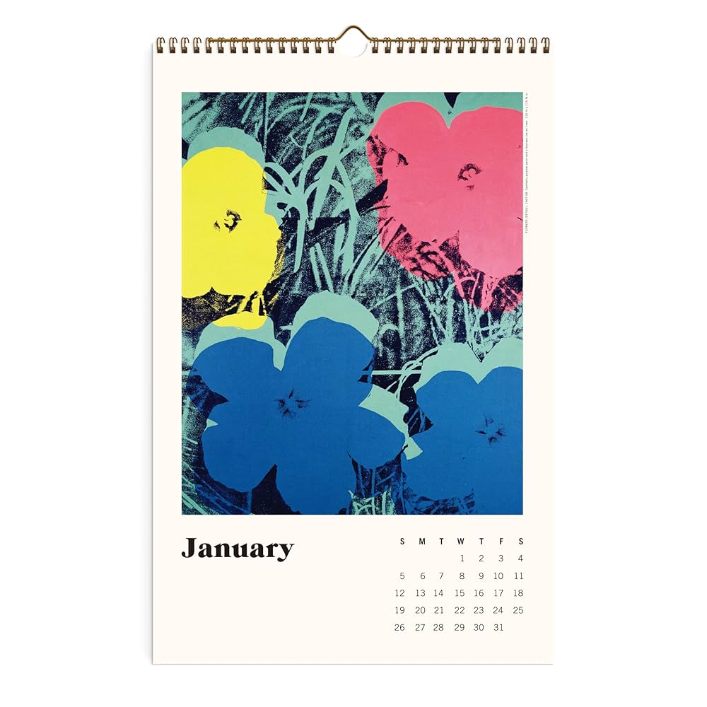 Amazon | Andy Warhol 2025 Wall Calendar | Galison, Andy